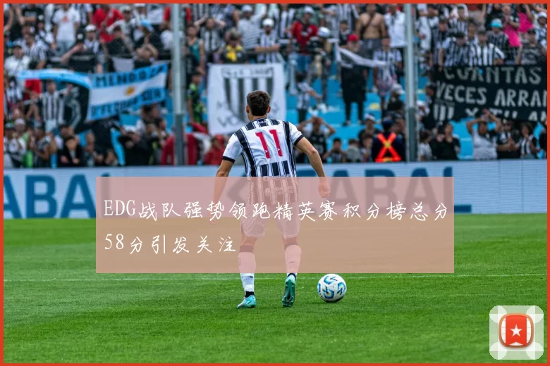 EDG战队强势领跑精英赛积分榜总分58分引发关注